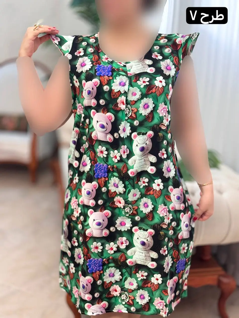 پیراهن نخی فرشته 3123